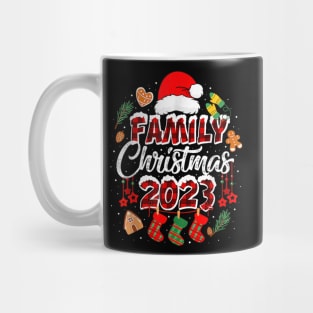 Family Christmas 2023 Matching Squad Santa Elf Mug